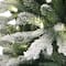 6ft. Pre-Lit Flocked Arctic Fir Pencil Artificial Christmas Tree, Warm White LED Lights